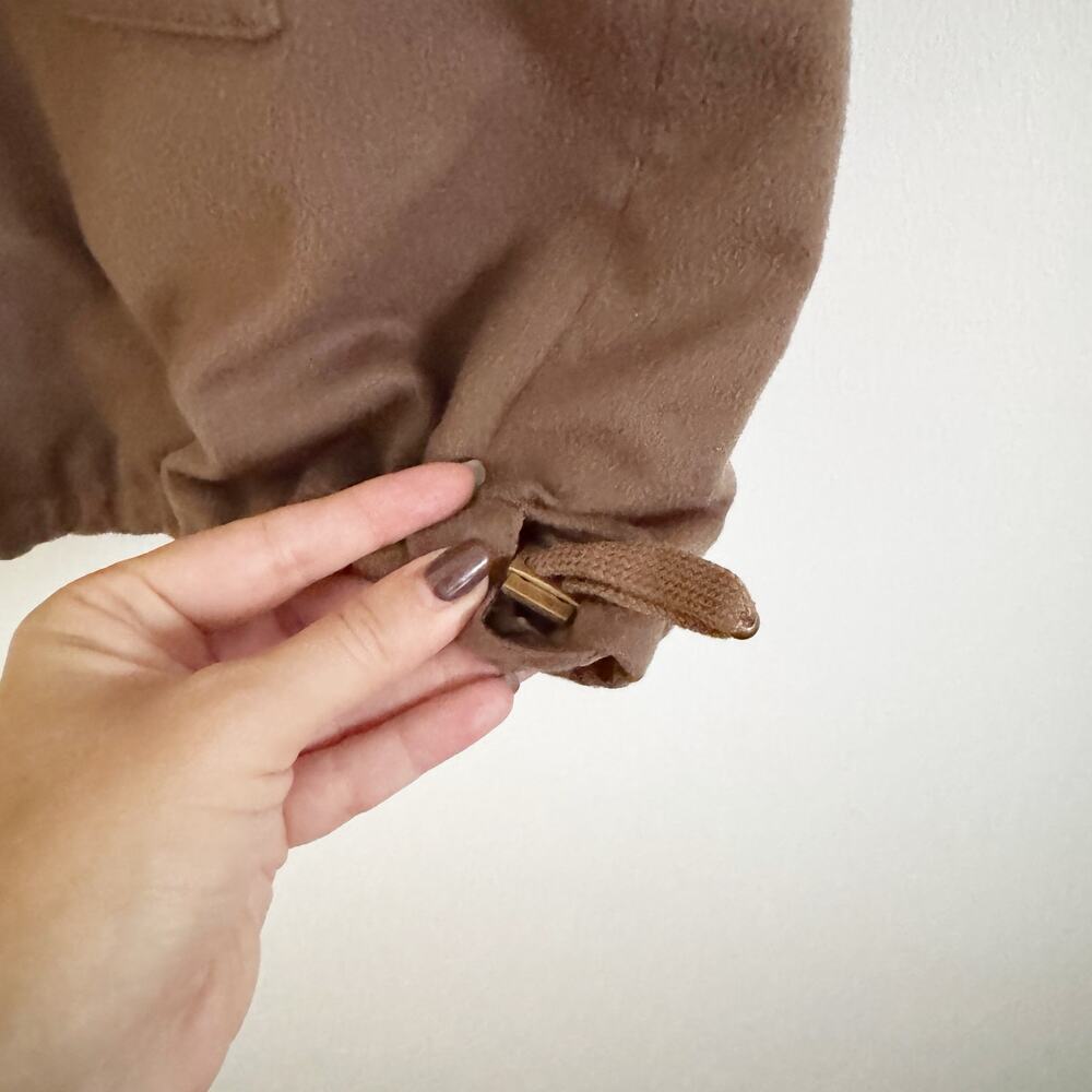 AKRIS Reversible Cashmere Silk Parka Jacket Brown Tan 8 - Picture 4 of 10